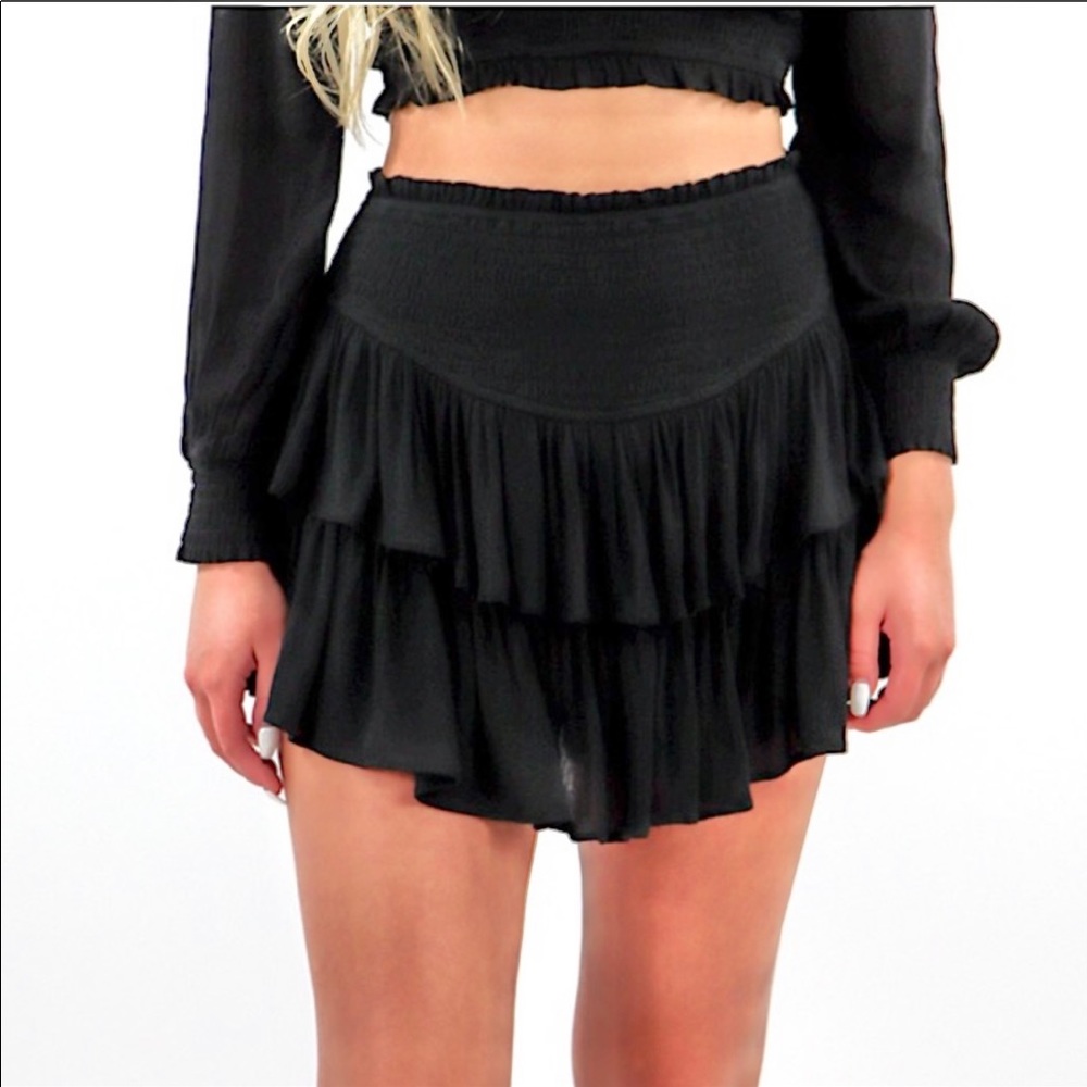 Rock n Rags Sunshine Daydream Skirt Black NWOT